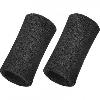 Pulsera deportiva elástica negra de 6 pulgadas