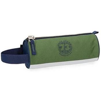 Pepe Jeans Joss Estuche Redondo Verde 23x9x9 cms Poliéster