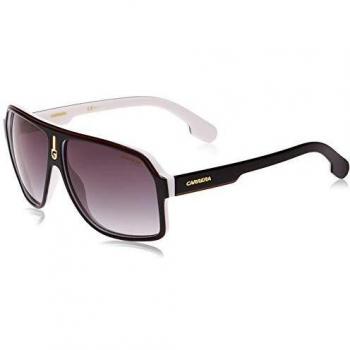 Carrera 1001/S 9O 80S Gafas de Sol, Negro (Black White/Dark Grey SF), 62 Unisex Adulto