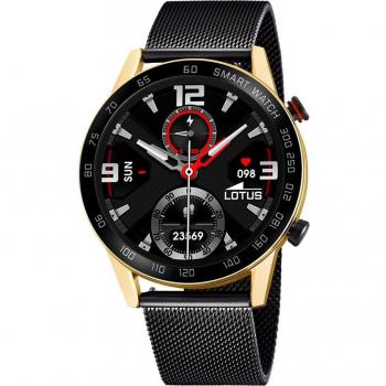 Smartwatch Lotus 50019/1 Correa De Acero Inoxidable 316l, Bluetooth, Hombre