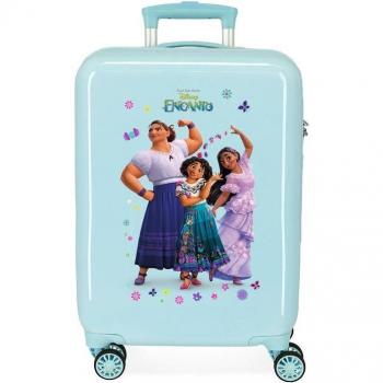 Maleta de cabina Encanto rígida 55 cm azul Disney