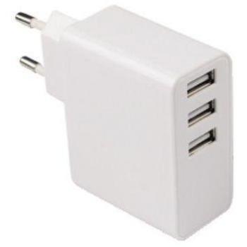 Alimentatore USB 3P 3,1 A per Tablet e Smartphone