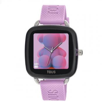 Reloj Tous Smartwatch D-Connect con correa de silicona rosa