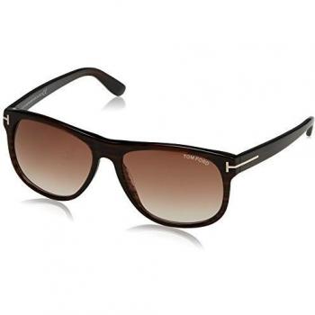 Tom Ford FT0236 50P 58 gafas de sol, Marrón (Marron Oscuro/AltroVerde Grad), 58.0 para Hombre