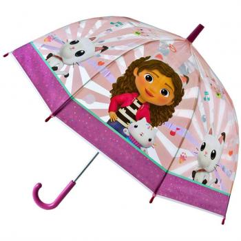 PARAGUAS MANUAL BURBUJA GABBY S DOLLHOUSE PARAGUAS 71x71x63 Cms