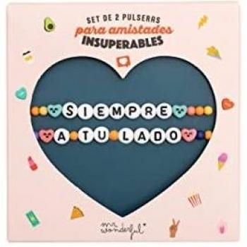 Set de 2 pulseras Mr. Wonderful para amistades insuperables