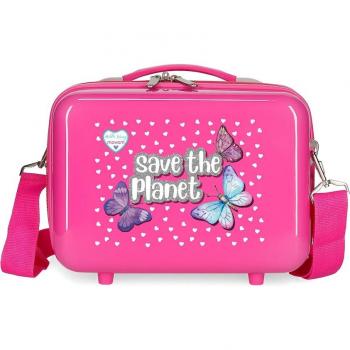 Movom Neceser De Viaje ABS Save The Planet Rosa