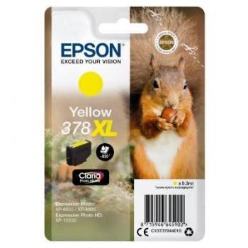 Epson 378 Serie Scoiattolo, Cartuccia originale getto d'inchiostro Claria Photo HD, Formato XL, Giallo