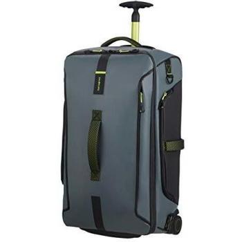 Samsonite Paradiver Light Borsone con 2 Ruedas M, 67 cm, 74.5 L, Gris (Trooper Grey)