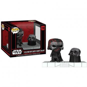 Figura POP Deluxe Star Wars Kylo Ren con casco de Darth Vader