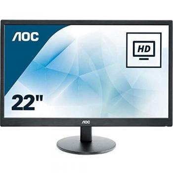 AOC E2270SWHN Monitor LED 21,5, Nero