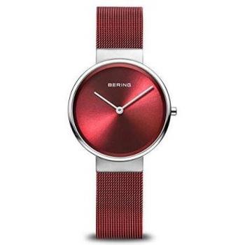 BERING Reloj Analógico Clásico Colección para Mujer de Cuarzo con Correa de Acero Inoxidable y Cristal de Zafiro 14531-303