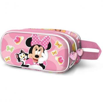 Minnie Mouse Kitten Portatodo Rosa 3D Doble