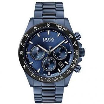 BOSS Reloj Cronógrafo de Cuarzo para hombre con Correa en Acero Inoxidable Azul