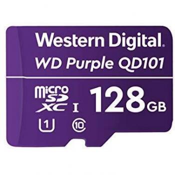 Western Digital WD Purple SC QD101 128GB microSDXC Ultra Endurance, classe di velocità 10, classe di velocità UHS 1 U1