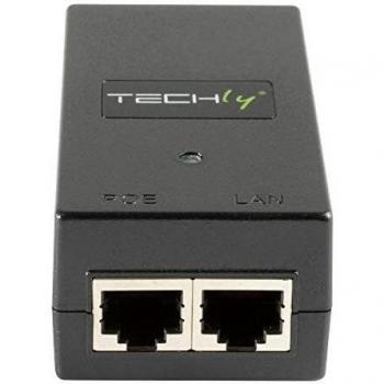 Techly 108422 Iniettore Poe 10/100 Mbps Nero