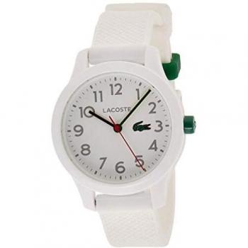Reloj Lacoste de Cuarzo para Niños con Correa de Silicona Blanca