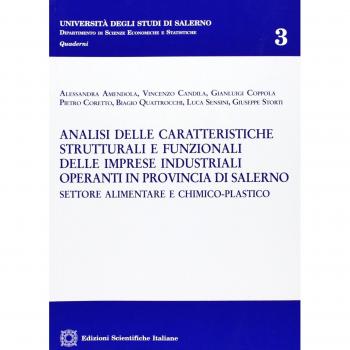 Analisi delle caratteristiche strutturali e funzionali delle imprese industriali operanti in provincia di Salerno settore alimentare e chimico-palstico