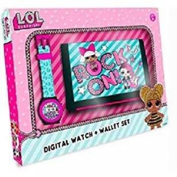 LOL SURPRISE Set Reloj Digital y Billetera en Caja (DI2207LOL)
