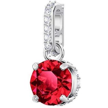 Swarovski Mujer Acero Inoxidable Charms con Cierre 5437315, Rojo