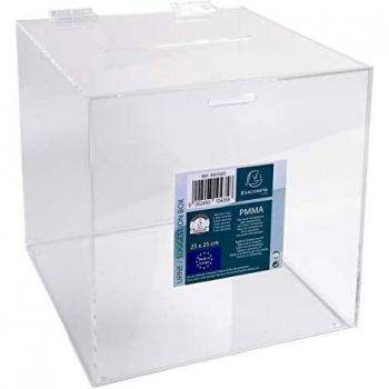 Taza de Cristal Urna Tapa Fácil