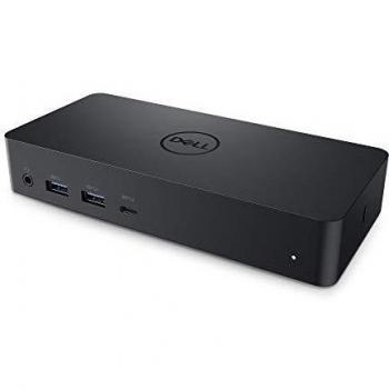Dell D6000 USB 3.0 (3.1 Gen 1) Type-C Black Hub with Network and Audio