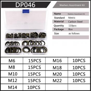 Juntas de Sellado O-Ring de Alta Presión 100-162 Uds M6-M30 S27