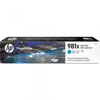 Original HP Cyan InkJet Cartidge No. 981X C, L0R09A