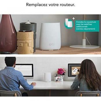 Netgear Orbi RBR20-Mesh WLAN Router (tri-band router mesh per una copertura fino a 125 m², velocità di 2.200 Mbit / s