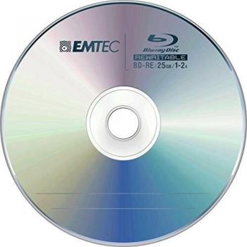 Bd-re emtec 25gb 1-2x jewel case gifbox (kit 5pz)
