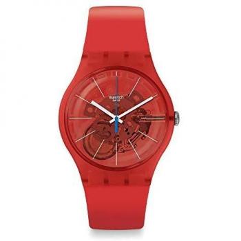 Reloj Swatch de silicona naranja SUOO105