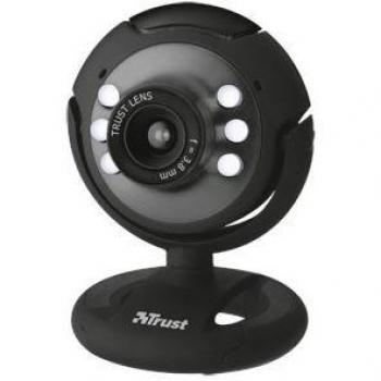 Trust SpotLight Webcam con risoluzione 640 x 480 e luci LED