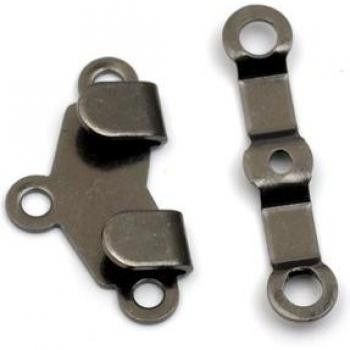 100 ganchos metálicos para pantalones y faldas 8019#