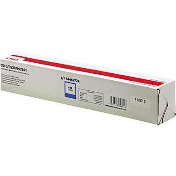 Oki cartucce di toner ciano (44469724)