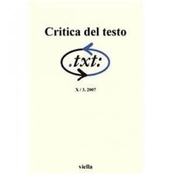 Critica del testo. Vol. 103