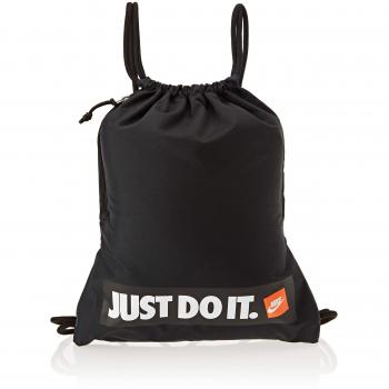 NIKE Nk Heritage Gmsk 1-GFX Bolsa de Tela y de Playa, Unisex Adultos, Negro (Black/Black/White), 8x15x20 cm (W x H x L)