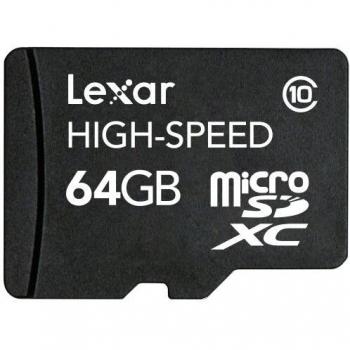 Lexar Schede microSDXC, 64GB