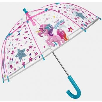 Paraguas Niña 42/8 Manual Poe Unicornio Fibra Vidrio