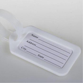 Etiquetas de Plástico para Equipaje con Correa y Funda