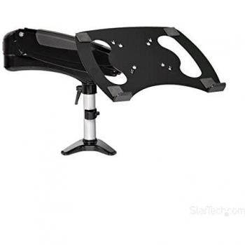 StarTech.com ARMUNONB1 supporto per notebook Braccio per computer portatile e monitor Nero