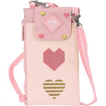 Monedero Portamóvil Glowlab 'Hearts'