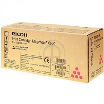 Ricoh Original Type P C600 Toner Magenta 13,000 pages (408316) PC600