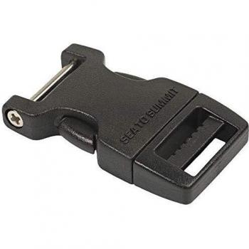 SEATO SUMMIT AFRB20SRPA Hebilla liberación Lateral 20mm Side Rel 1pin, Adultos Unisex, Negro (Black), Talla Única