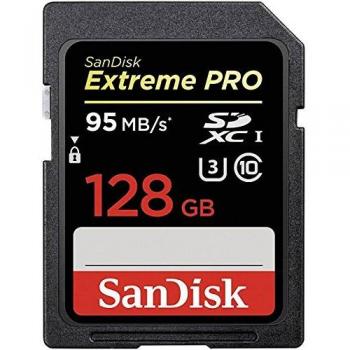 Sandisk SDXC UHS-I U3 Secure Digital Extreme Pro da 128 GB