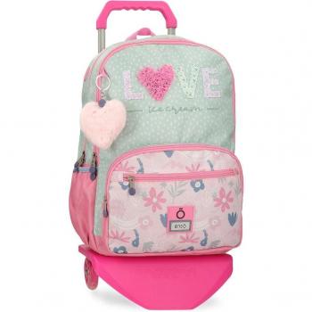 Mochila Enso Love Ice Cream doble compartimento