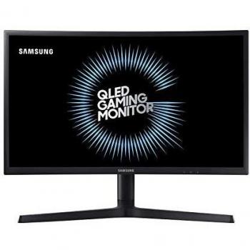 Samsung C27FG73 Monitor da Gaming Curvo VA da 27 Full HD, QLED, 1920 x 1080, 144 Hz, 1 ms, sRGB 125%, Regolabile in altezza, Pivot, Nero