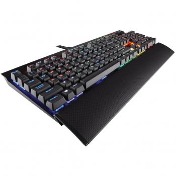 Corsair K70 LUX RGB USB Mechanical Gaming Keyboard (Spanish Layout, QWERTY, Black)