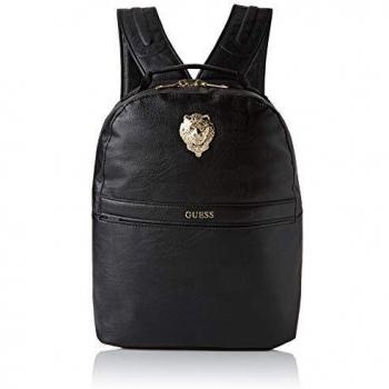 Mochila Compacta GuessCity Lion Hombre Multicolor (Negro/Dorado)