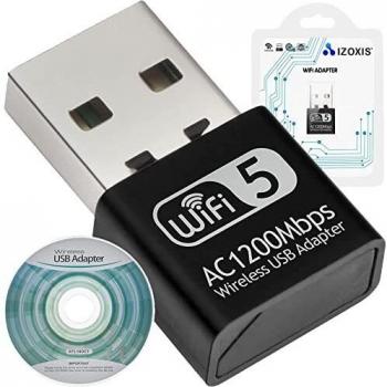 Izoxis USB WLAN 1200 Mbit Adattatore Router