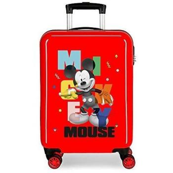 Maleta de cabina Mickey Mouse Fiesta roja
